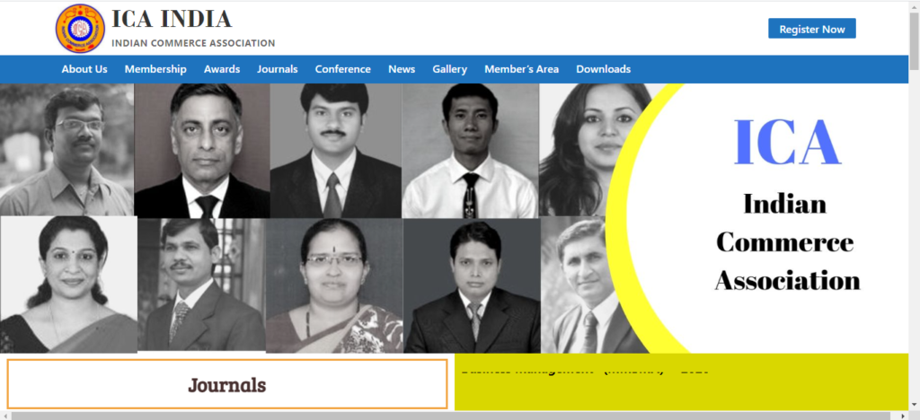 ICA India Website design